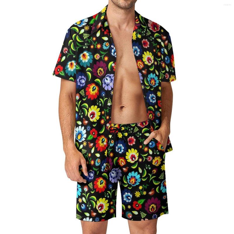Men's Tracksuits Colorful Floral Men Sets Hungarian Folk Print Trending Casual Shirt Set Short Sleeve Custom Shorts Beachwear Suit Plus Size, Style-12
Men's Tracksuits Colorful Floral Men Sets Hungarian Folk Print Trending Casual Shirt Set Short Sleeve Custom Shorts Beachwear Suit Plus Size, Style-12