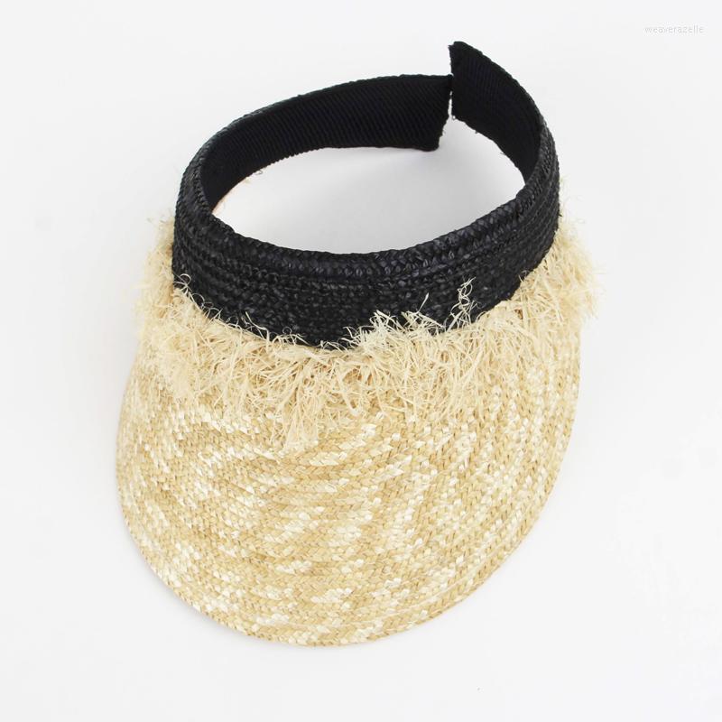 Wide Brim Hats Women's Summer Empty Top Hat Lafite Straw Women Sun Visor Caps With Big Heads High Elastic Headband Female, Khaki straw hat
Wide Brim Hats Women's Summer Empty Top Hat Lafite Straw Women Sun Visor Caps With Big Heads High Elastic Headband Female, Khaki straw hat