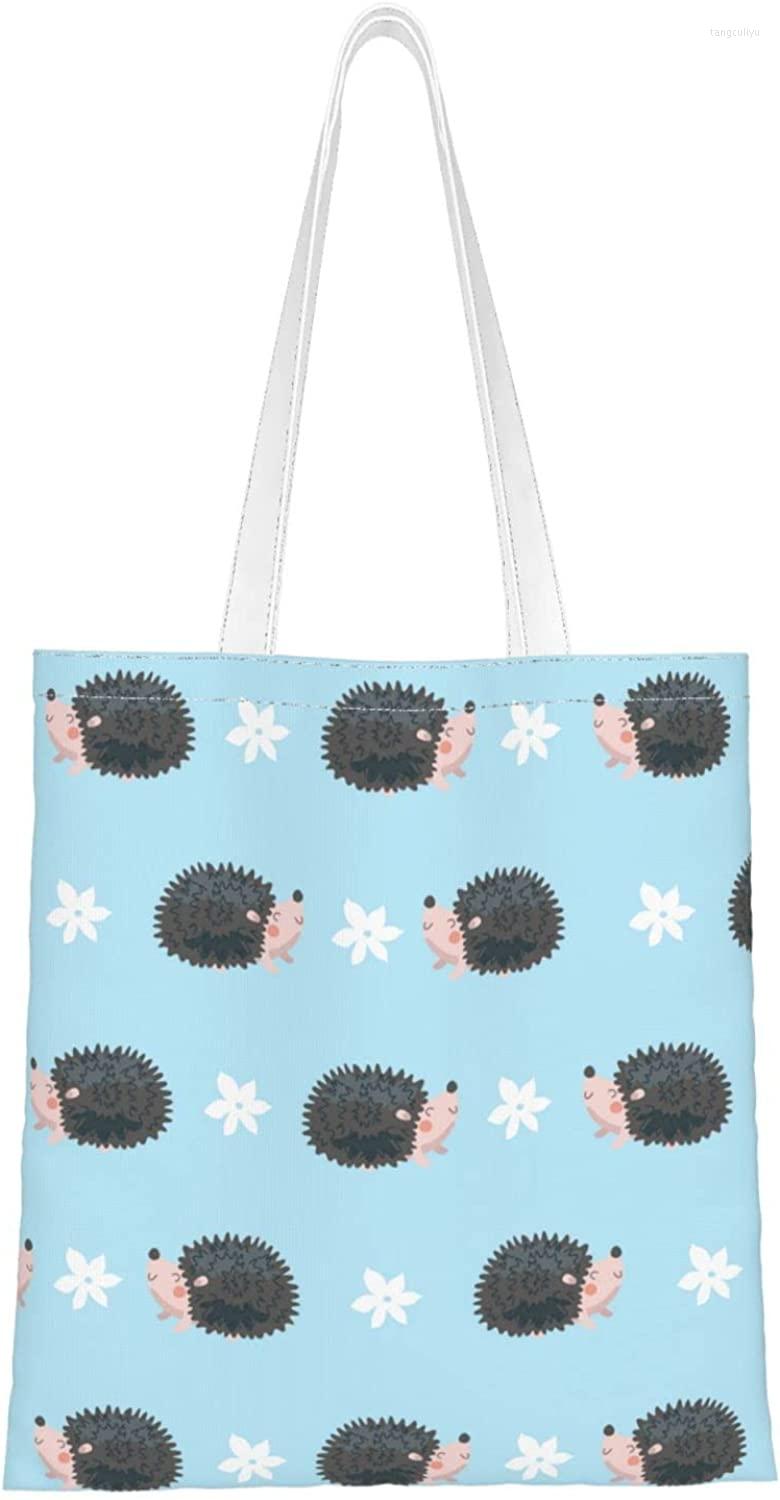 Shopping Bags Hedgehog Canvas Tote Bag Reusable Grocery Handbag For School Market Camping, Bf
Shopping Bags Hedgehog Canvas Tote Bag Reusable Grocery Handbag For School Market Camping, Bf