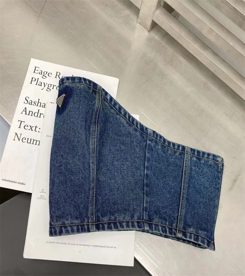 Women' Denim Tanks Crop Top Camisole Female Slim Short Street Wear Patchwork Tube Slim Tank, Blue
Women' Denim Tanks Crop Top Camisole Female Slim Short Street Wear Patchwork Tube Slim Tank, Blue