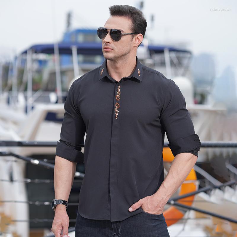 Men's Casual Shirts High Quality Blusas Camisa Masculina For Men Clothing Ropa Camisas De Hombre Chemise Homme Large Size Long Sleeve, Black
Men's Casual Shirts High Quality Blusas Camisa Masculina For Men Clothing Ropa Camisas De Hombre Chemise Homme Large Size Long Sleeve, Black