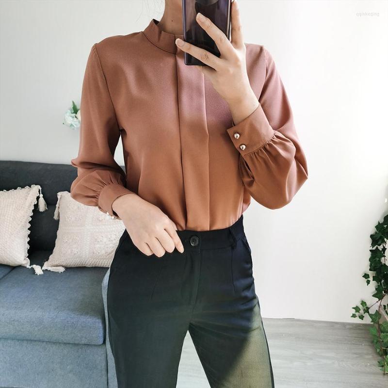 Women's Blouses Spring Summer O Neck Long Sleeve Solid Color Chiffon Commuter Shirt Women Fashion All Match Tops, Army green
Women's Blouses Spring Summer O Neck Long Sleeve Solid Color Chiffon Commuter Shirt Women Fashion All Match Tops, Army green