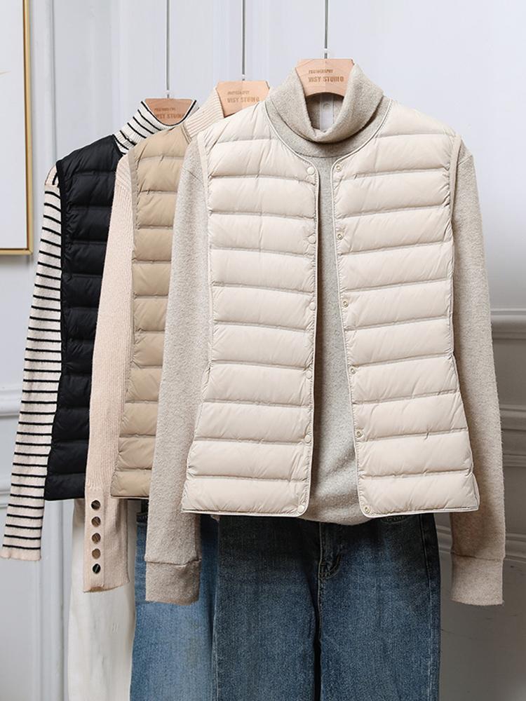 Parkas SEDUTMO Winter Ultra Light Thin Duck Down Women Vest Slim Short Waistcoat Autumn Pocket Puffer Jacket Basic Parkas ED1771, Pink
Parkas SEDUTMO Winter Ultra Light Thin Duck Down Women Vest Slim Short Waistcoat Autumn Pocket Puffer Jacket Basic Parkas ED1771, Pink