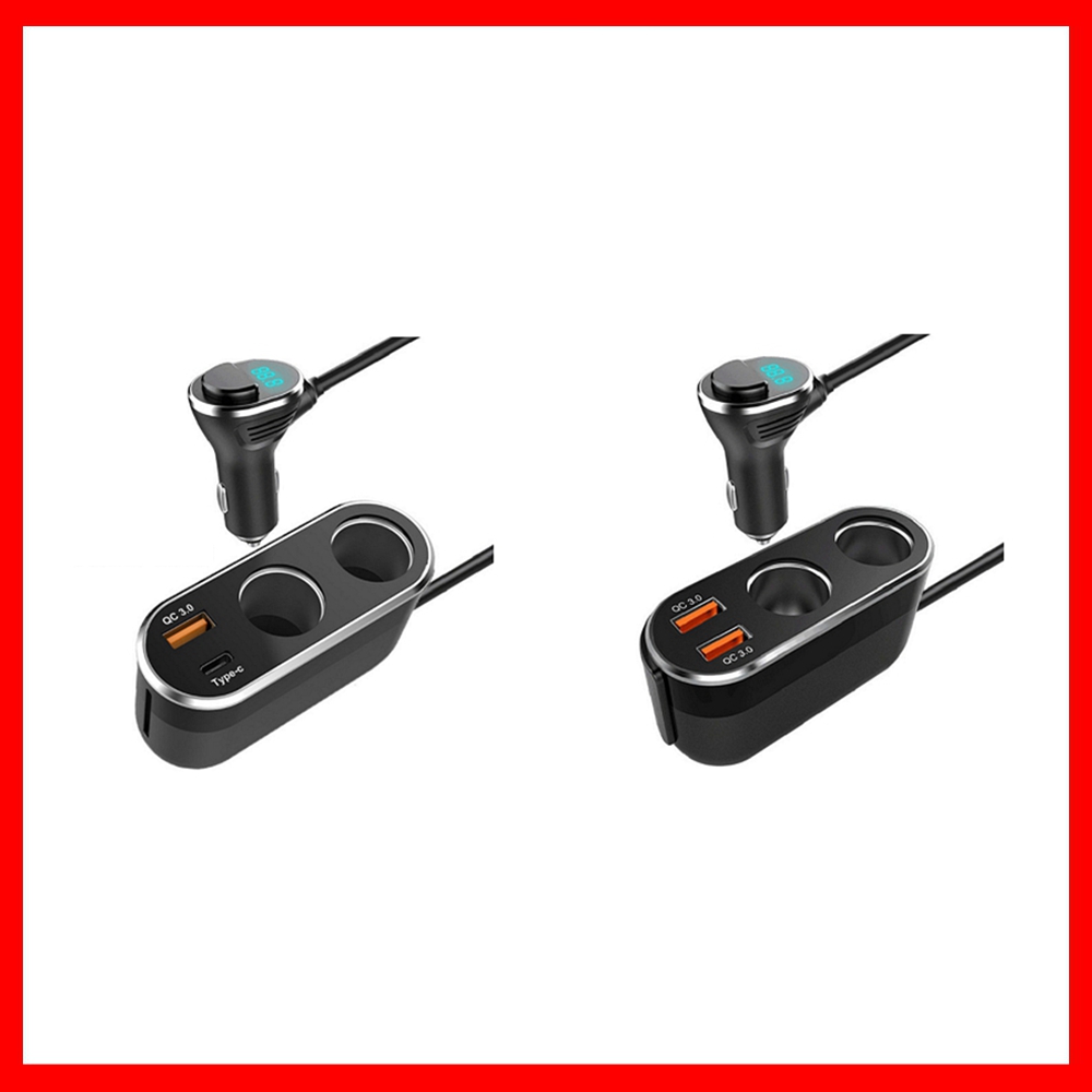 120W Car Cigarette Lighter Socket Splitter Charger Dual USB QC 3.0 Quick Charge 36W Power Adapter Plug Digital Display Car-Charge Car-Charger Car Charging Quick Charge, Same as the photo 
120W Car Cigarette Lighter Socket Splitter Charger Dual USB QC 3.0 Quick Charge 36W Power Adapter Plug Digital Display Car-Charge Car-Charger Car Charging Quick Charge, Same as the photo