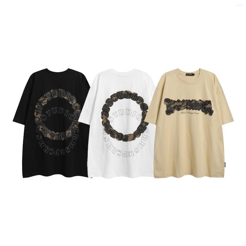 Men' T Shirts Feellonely 2023 Summer American Retro Street Camo Letter Decal Short Sleeve T-shirt Men' Loose Fit, Beige
Men' T Shirts Feellonely 2023 Summer American Retro Street Camo Letter Decal Short Sleeve T-shirt Men' Loose Fit, Beige