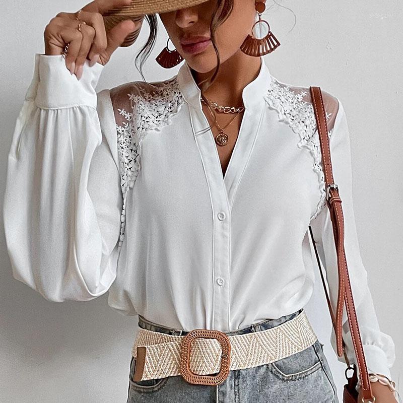 Women' Blouses Blusas 2023 Spring And Summer White Shirts Fashion Women Casual Loose Lace Blouse Office Lady Elegant Long-sleeve Tops 24889
Women' Blouses Blusas 2023 Spring And Summer White Shirts Fashion Women Casual Loose Lace Blouse Office Lady Elegant Long-sleeve Tops 24889