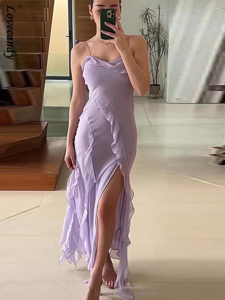 Casual Dresses Women Ruffles Tassels Backless Split Camisole Dress Summer Female Elegant Lace Up Club Dresses Ladies Beach Sundress Vestidos 230420, Beige
Casual Dresses Women Ruffles Tassels Backless Split Camisole Dress Summer Female Elegant Lace Up Club Dresses Ladies Beach Sundress Vestidos 230420, Beige