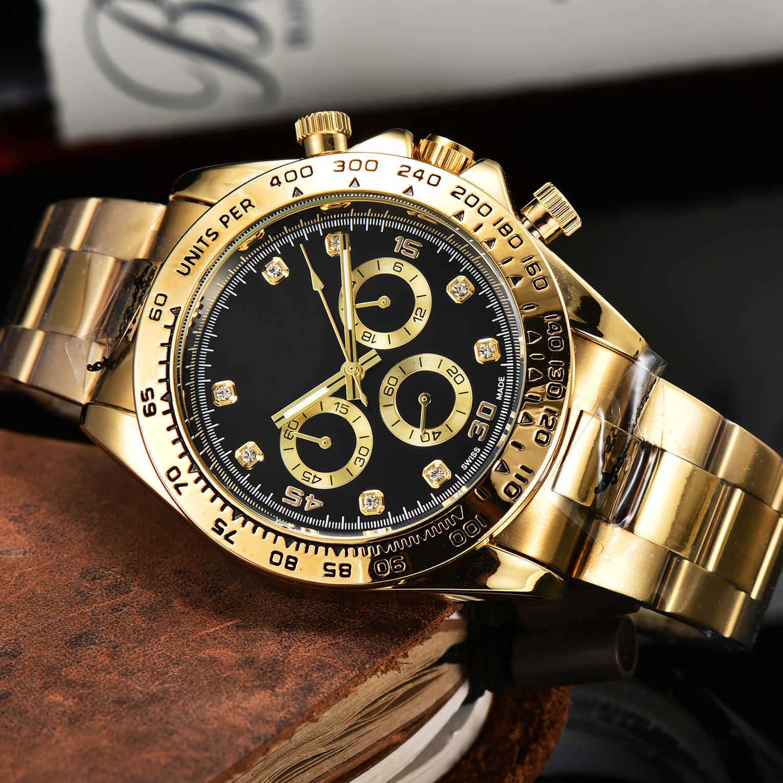 High-quality Men Classic Watch Fashion Designer Stainless Steel Waterproof Quartz Watch Mens Business Casual Watches Luxury Luminous Sapphire Watch
High-quality Men Classic Watch Fashion Designer Stainless Steel Waterproof Quartz Watch Mens Business Casual Watches Luxury Luminous Sapphire Watch