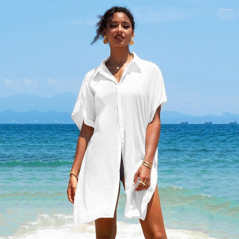 Women's Swimwear SuperAen 2023 European And American Summer Style Beach Blouse Holiday Sun Protection Shirt Sexy Cover Up, White
Women's Swimwear SuperAen 2023 European And American Summer Style Beach Blouse Holiday Sun Protection Shirt Sexy Cover Up, White