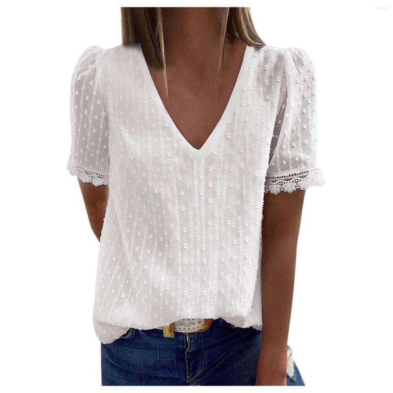 Women' Blouses Women Lace Shirt Elegant Blouse Short Sleeve V-neck Mesh Patchwork Hollow Out Design Tops Summer Solid Color Vintage, Navy
Women' Blouses Women Lace Shirt Elegant Blouse Short Sleeve V-neck Mesh Patchwork Hollow Out Design Tops Summer Solid Color Vintage, Navy