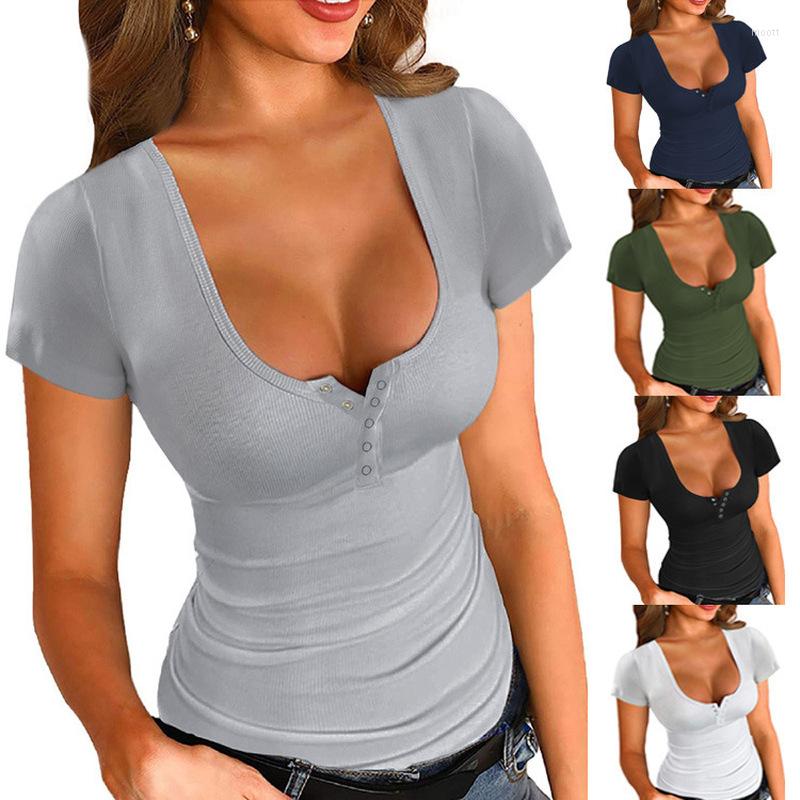 Women' T Shirts Fitting T-shirts Women Jumpers Short Sleeve Casual Tops Woman Pullover Female Solid U-neck Summer Tight Cloth Undershit, Black
Women' T Shirts Fitting T-shirts Women Jumpers Short Sleeve Casual Tops Woman Pullover Female Solid U-neck Summer Tight Cloth Undershit, Black