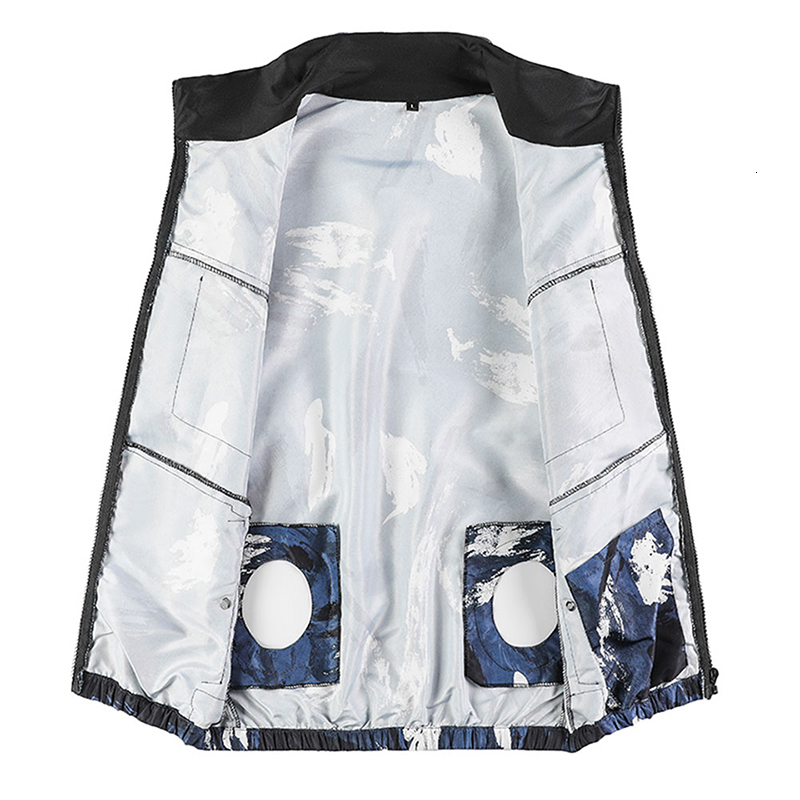 Men's Vests Summer Cooling Vest For Men Sports USB Charging Body Clothe Air Conditioning Clothes Weather Cycling 230420