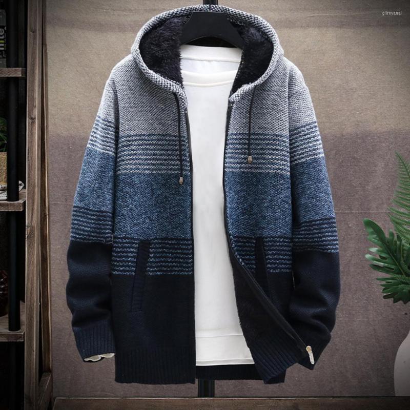 Men's Jackets Men Knitted Coat Long Sleeve Color Block Cardigan Sweater Autumn Winter Thicken Plush Hooded, Wine red
Men's Jackets Men Knitted Coat Long Sleeve Color Block Cardigan Sweater Autumn Winter Thicken Plush Hooded, Wine red