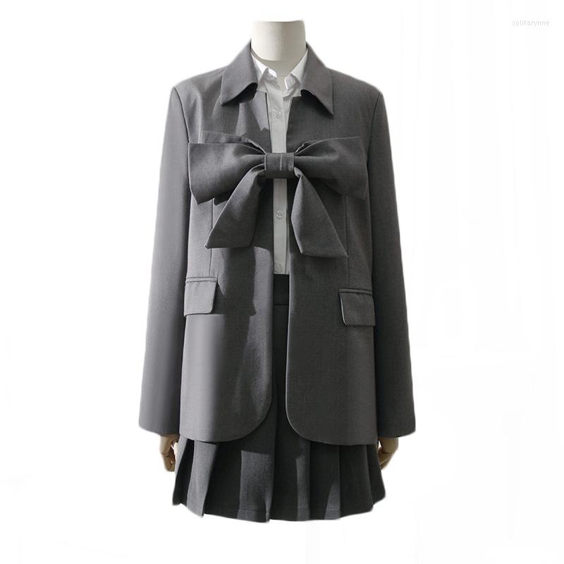 Women' Suits 2023 Womens Coat Business Spring Autumn Bow Design Women Blazers Jackets Slim Long-sleeve Blazer Suit, Gray
Women' Suits 2023 Womens Coat Business Spring Autumn Bow Design Women Blazers Jackets Slim Long-sleeve Blazer Suit, Gray
