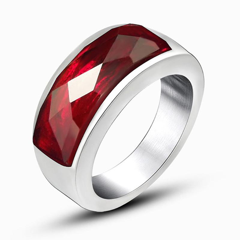 Cluster Rings Trendy Red Purple Sands Agate Gemstones Ruby Crystal Concise Men Women Titanium Stainless Steel Cool Finger Band Jewelry
Cluster Rings Trendy Red Purple Sands Agate Gemstones Ruby Crystal Concise Men Women Titanium Stainless Steel Cool Finger Band Jewelry