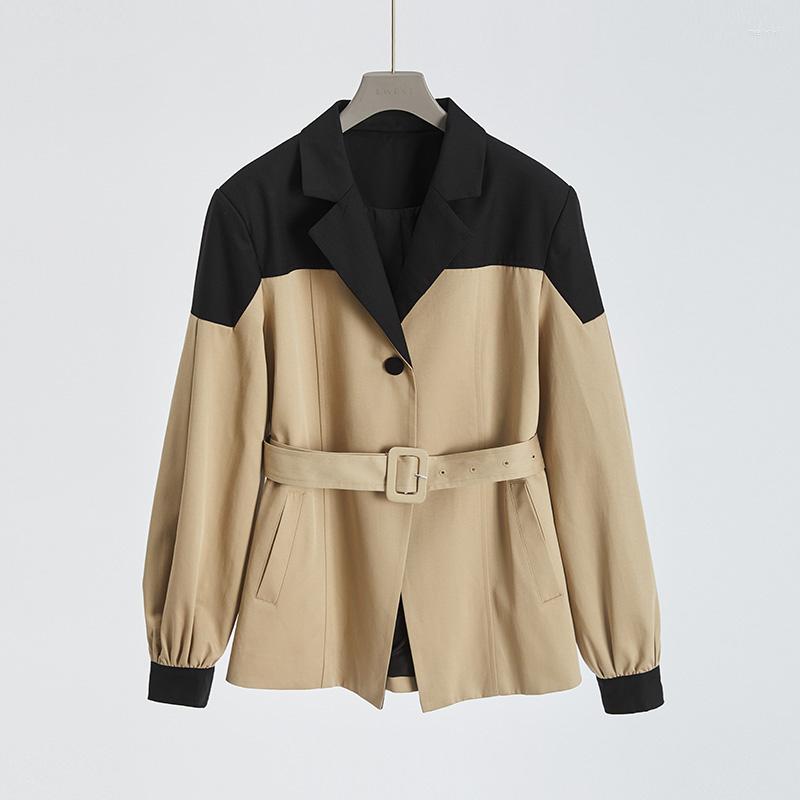 Women' Suits SuperAen Women Clothing Spring And Summer Lapel Contrast Waist Suit Jacket Coat, Khaki
Women' Suits SuperAen Women Clothing Spring And Summer Lapel Contrast Waist Suit Jacket Coat, Khaki
