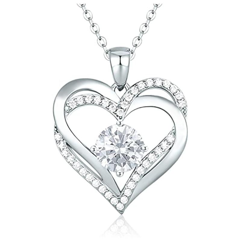 Pendant Necklaces Fashion Silver Color Heart Necklace For Women Est Design Party Stylish Daily Wear Female 2023 Jewelry
Pendant Necklaces Fashion Silver Color Heart Necklace For Women Est Design Party Stylish Daily Wear Female 2023 Jewelry
