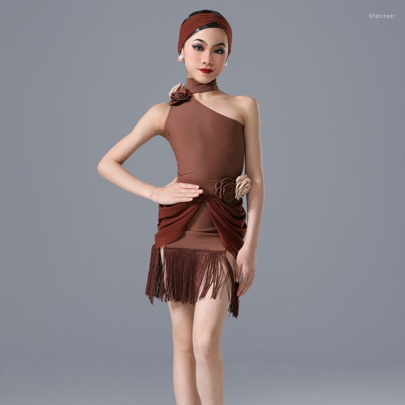 Stage Wear Summer Children'S Latin Dance Costumes Girls Brown Top Tassels Skirts Competition Clothes SL8138, Dress
Stage Wear Summer Children'S Latin Dance Costumes Girls Brown Top Tassels Skirts Competition Clothes SL8138, Dress