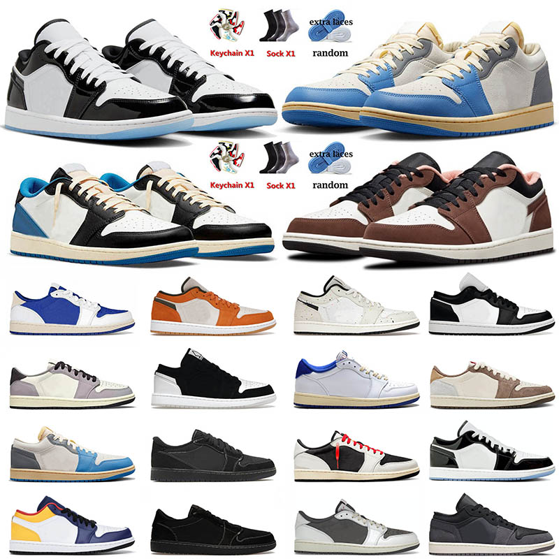2023 low Vintage UNC Grey basketball shoes 1s Concord Black White Stage Haze Reverse Mocha True Blue Year Of The Rabbit Jumpman 1 Athletic Outdoor Shoes, A1 concord 36-45
2023 low Vintage UNC Grey basketball shoes 1s Concord Black White Stage Haze Reverse Mocha True Blue Year Of The Rabbit Jumpman 1 Athletic Outdoor Shoes, A1 concord 36-45