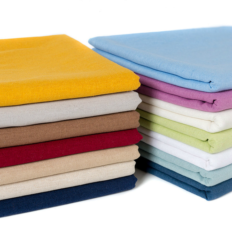 Fabric 50x140cm Solid Color Linen Cotton Fabric For Needle Embroidery Patchwork Sewing Textiles Summer Clothes Ramie Fabric 230419
Fabric 50x140cm Solid Color Linen Cotton Fabric For Needle Embroidery Patchwork Sewing Textiles Summer Clothes Ramie Fabric 230419