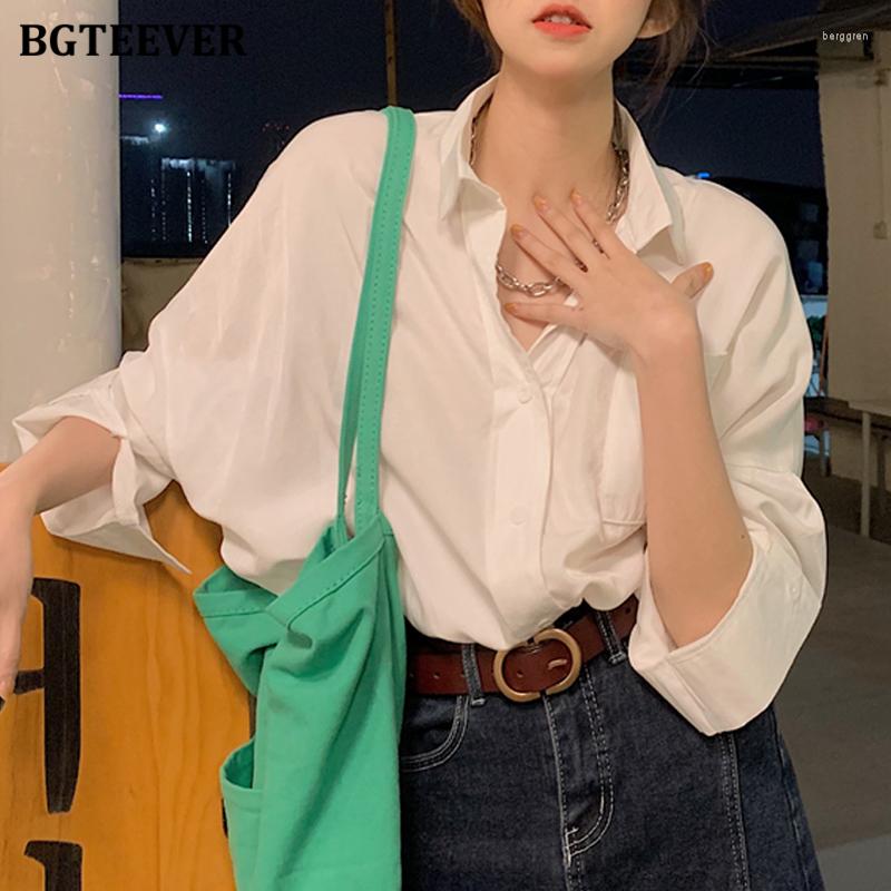 Women's Blouses BGTEEVER Chic Elegant Single-breasted Loose Female Solid Shirts Spring Summer Full Sleeve Lapel Women Pocket Blosues Tops, Black
Women's Blouses BGTEEVER Chic Elegant Single-breasted Loose Female Solid Shirts Spring Summer Full Sleeve Lapel Women Pocket Blosues Tops, Black