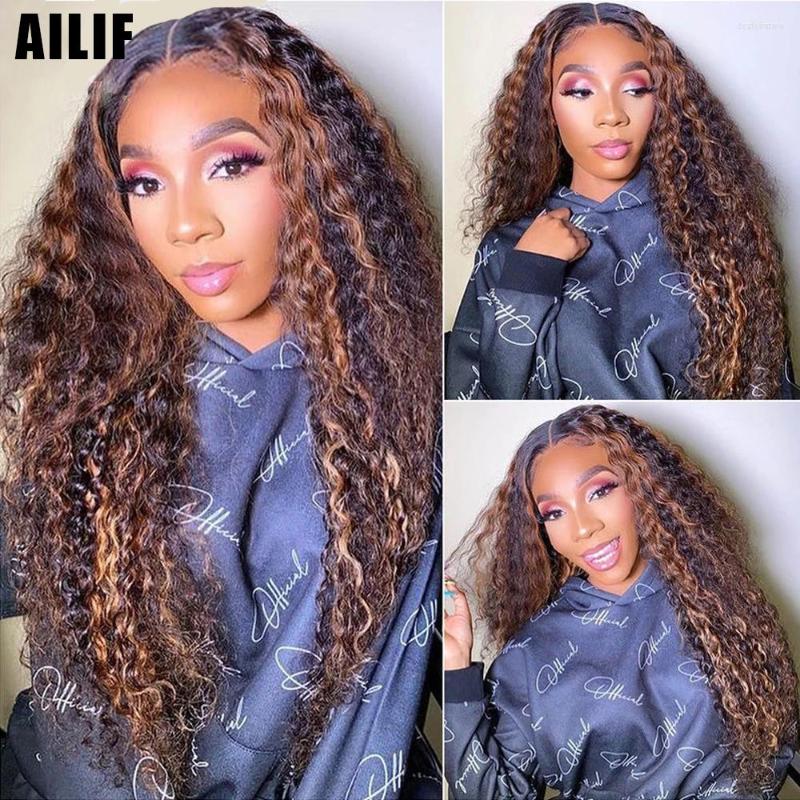 Deep Curly Lace Front Human Hair Wigs Highlight Wig For Black Women Ombre Blonde Wave Pre Plucked With Baby, Natural color
Deep Curly Lace Front Human Hair Wigs Highlight Wig For Black Women Ombre Blonde Wave Pre Plucked With Baby, Natural color
