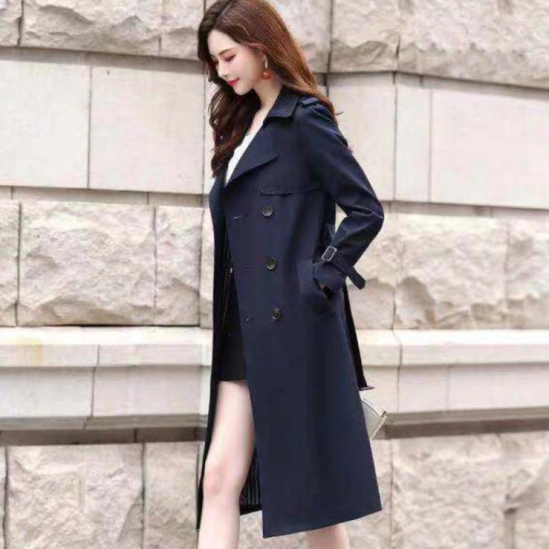 Women's Trench Coats Autumn Winter Women Collar Turn-down Double Breasted Office Lady Solid Long With Belt, Beige
Women's Trench Coats Autumn Winter Women Collar Turn-down Double Breasted Office Lady Solid Long With Belt, Beige