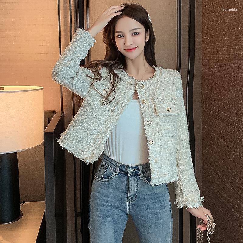 Women' Jackets 2023 Fall Women High Quality Metal Button Single Breasted Tweed Woolen Coat Ladies Elegant O-Neck Long Sleeve Tassel Jacket, Blue
Women' Jackets 2023 Fall Women High Quality Metal Button Single Breasted Tweed Woolen Coat Ladies Elegant O-Neck Long Sleeve Tassel Jacket, Blue