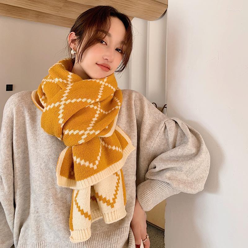Scarves Winter Solid Cashmere Scarf Female Warm Plaid Knitted Wool Luxury Women Shawl Wraps Unisex Thick Blanket Foulard BufandaScarves Kimd
Scarves Winter Solid Cashmere Scarf Female Warm Plaid Knitted Wool Luxury Women Shawl Wraps Unisex Thick Blanket Foulard BufandaScarves Kimd