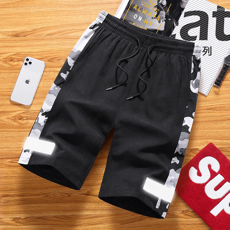 Men's Shorts Men Fitness Sport Beach Summer Side Patchwork Reflective Stripe Breathable Elastic Waist Drawstring Half Pants Loose 8XL, Camouflage grey
Men's Shorts Men Fitness Sport Beach Summer Side Patchwork Reflective Stripe Breathable Elastic Waist Drawstring Half Pants Loose 8XL, Camouflage grey