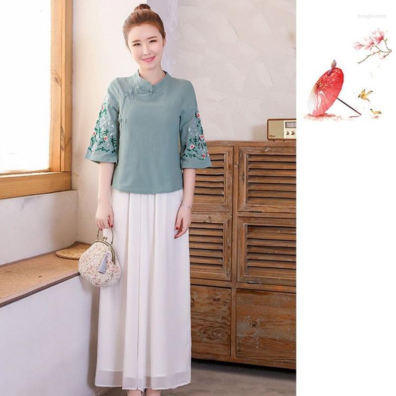 Ethnic Clothing Cheongsam Tops Chinese Traditional Collar Tang Coat Soft Satin Style Shirt Women's Casual And Elegant Hanfu
Ethnic Clothing Cheongsam Tops Chinese Traditional Collar Tang Coat Soft Satin Style Shirt Women's Casual And Elegant Hanfu