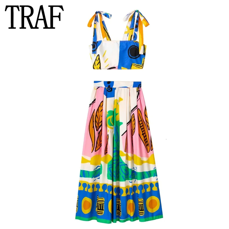 Skirts TRAF Printed Long For Women Fashion 2023 Pleated Midi Woman High Waist Sets Streetwear Summer Beach 230420, Print top
Skirts TRAF Printed Long For Women Fashion 2023 Pleated Midi Woman High Waist Sets Streetwear Summer Beach 230420, Print top