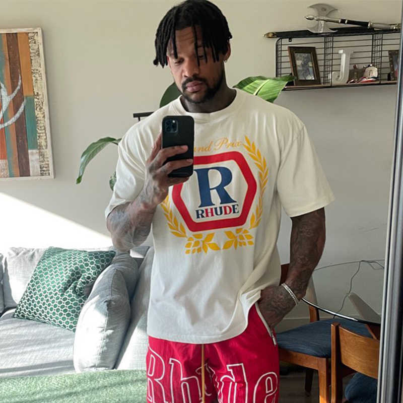 Designer Fashion Clothing Tees Hip hop TShirts Trendy Rhudevintage Wheat Ear Summer Vtg Men's Pure Cotton Couple T-shirt Trend Streetwear Tops Sportswear, Apricot
Designer Fashion Clothing Tees Hip hop TShirts Trendy Rhudevintage Wheat Ear Summer Vtg Men's Pure Cotton Couple T-shirt Trend Streetwear Tops Sportswear, Apricot