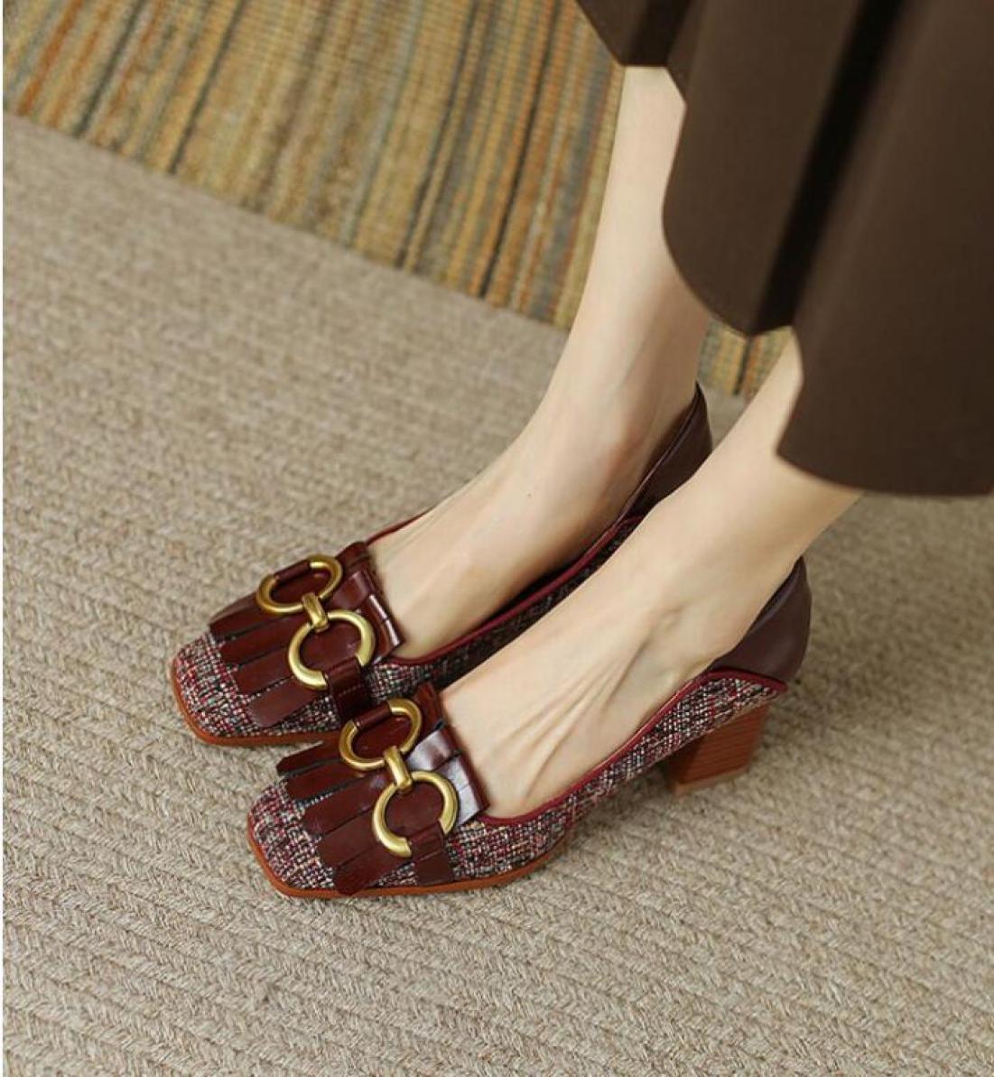 Square toe Tassel Fringe Single Shoes Women Monk Strap Muller Shoe Women Pumps6225855, Grey
Square toe Tassel Fringe Single Shoes Women Monk Strap Muller Shoe Women Pumps6225855, Grey