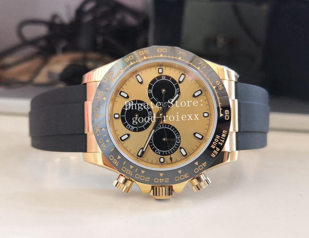 Men's Chronograph Watches Men Yellow Gold Watch Automatic Eta 7750 Movement Ew Ceramic Bezel Rubber Strap 904L Steel Valjoux Meteorite Ewf Wristwatches 28800 vph/Hz, Box
Men's Chronograph Watches Men Yellow Gold Watch Automatic Eta 7750 Movement Ew Ceramic Bezel Rubber Strap 904L Steel Valjoux Meteorite Ewf Wristwatches 28800 vph/Hz, Box