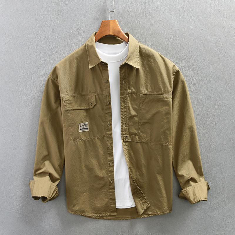 Men's Casual Shirts Safari Style For Men Pure Cotton High Quality Outside Single Breasted Shirt 2023 Spring And Autumn, Z782 gray
Men's Casual Shirts Safari Style For Men Pure Cotton High Quality Outside Single Breasted Shirt 2023 Spring And Autumn, Z782 gray