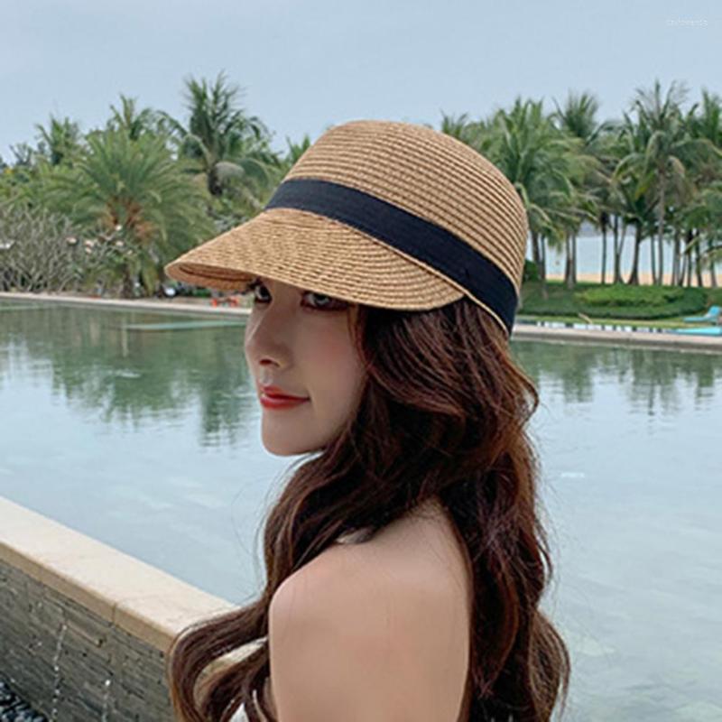 Wide Brim Hats Stylish Summer Sun Hat Adjustable Breathable Visor Sweat Absorbent, Beige
Wide Brim Hats Stylish Summer Sun Hat Adjustable Breathable Visor Sweat Absorbent, Beige