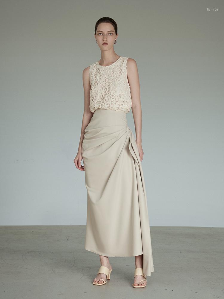 Skirts High Waist Skirt Women' Summer Designer' Sense Slim Elegant UN001, Morandi grey green
Skirts High Waist Skirt Women' Summer Designer' Sense Slim Elegant UN001, Morandi grey green