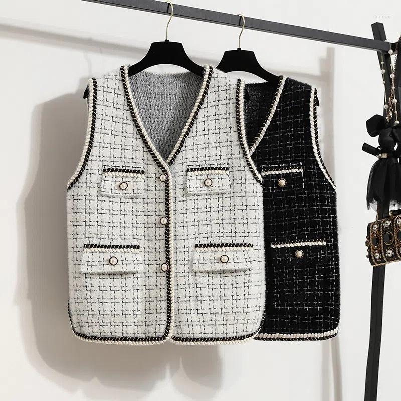 Women's Vests French Stitching Contrast Vest Coat Women Spring Autumn 2023 Sleeveless Jacket Large Size Fat MM Waistcoat Female Trend Tops, Off white
Women's Vests French Stitching Contrast Vest Coat Women Spring Autumn 2023 Sleeveless Jacket Large Size Fat MM Waistcoat Female Trend Tops, Off white
