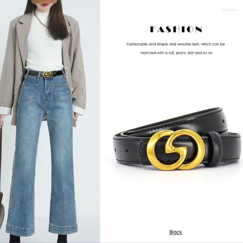Belts 2023 Vintage Alloy Buckle Women's Smooth Genuine Leather Jeans High-quality Brand Waistband, Black
Belts 2023 Vintage Alloy Buckle Women's Smooth Genuine Leather Jeans High-quality Brand Waistband, Black