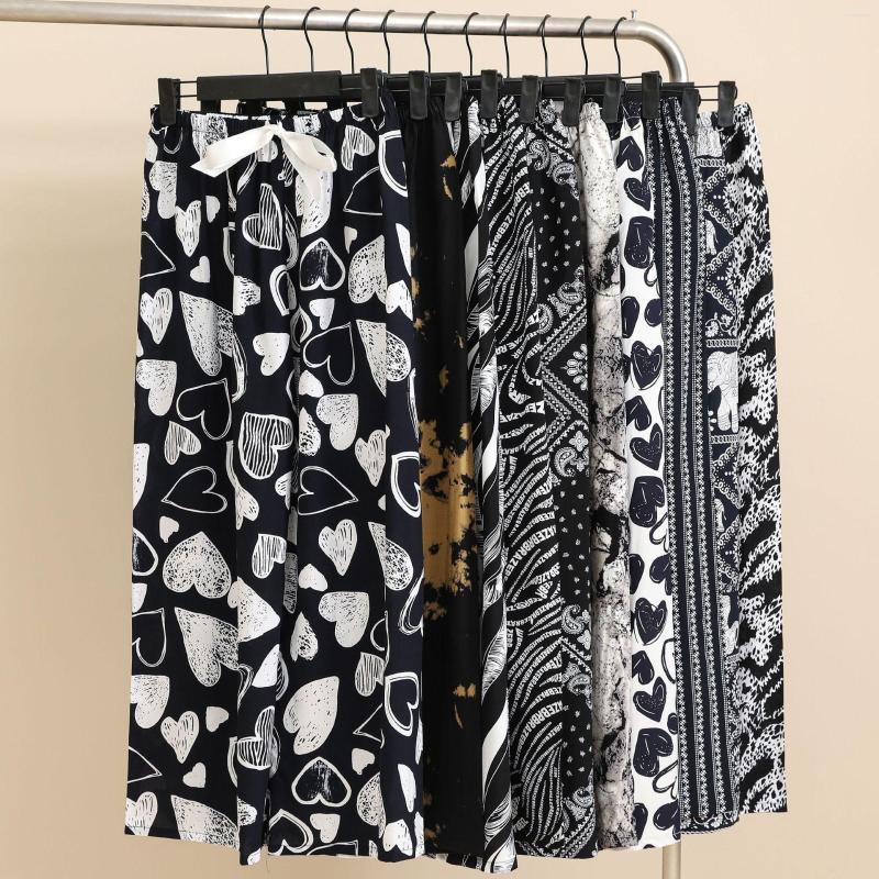 Women's Sleepwear Women's Cotton Pajama Pants For Summer Thin Black And White Cartoon Style Wide-Leg Pant Loose Home Wear Beach, 16
Women's Sleepwear Women's Cotton Pajama Pants For Summer Thin Black And White Cartoon Style Wide-Leg Pant Loose Home Wear Beach, 16