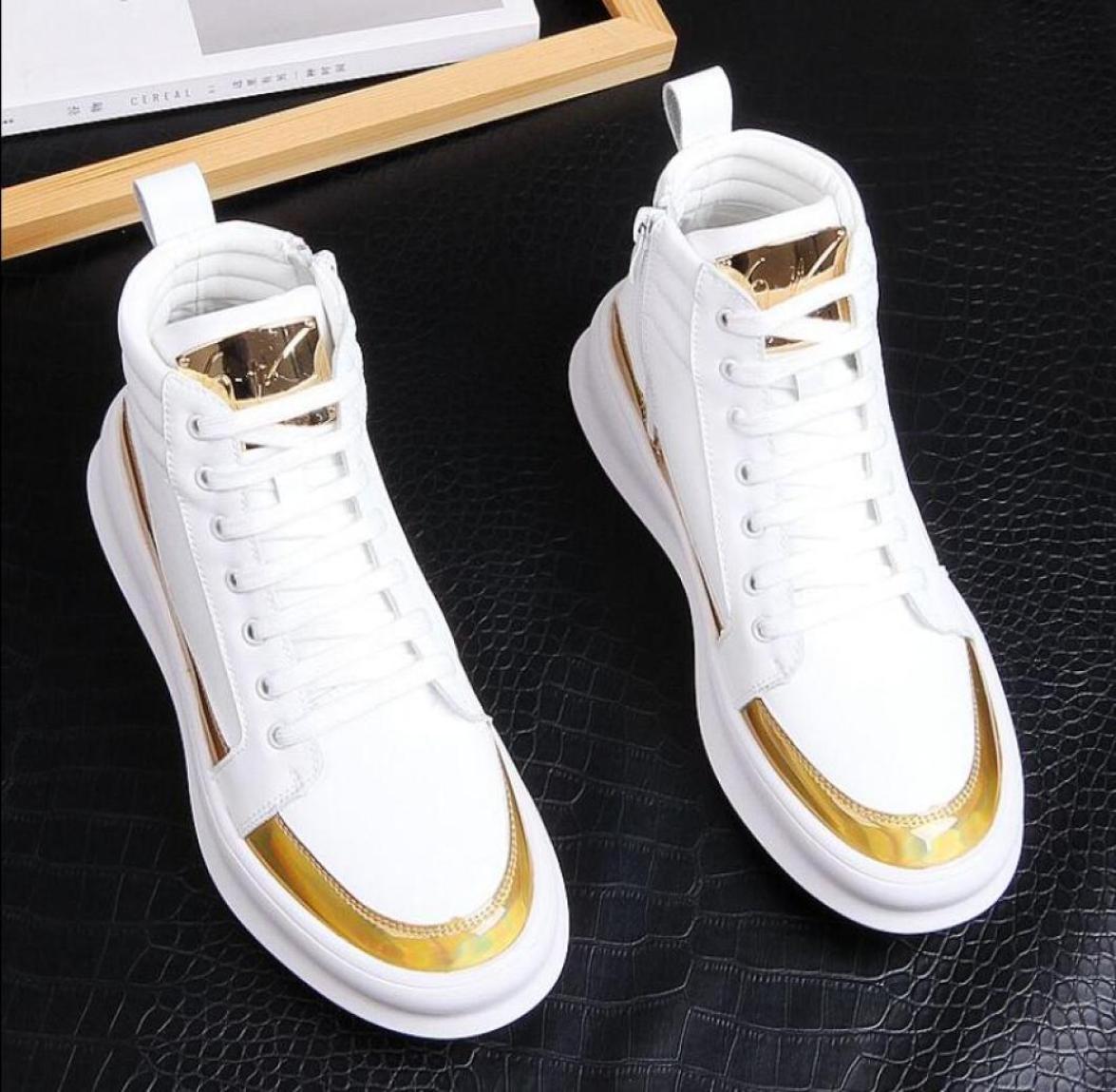 2021 New Luxury High quality Men Fashion High Top Sneakers Spring Autumn Casual High Shoes Men Leather Boots Microfiber Shoes1267140, Black
2021 New Luxury High quality Men Fashion High Top Sneakers Spring Autumn Casual High Shoes Men Leather Boots Microfiber Shoes1267140, Black