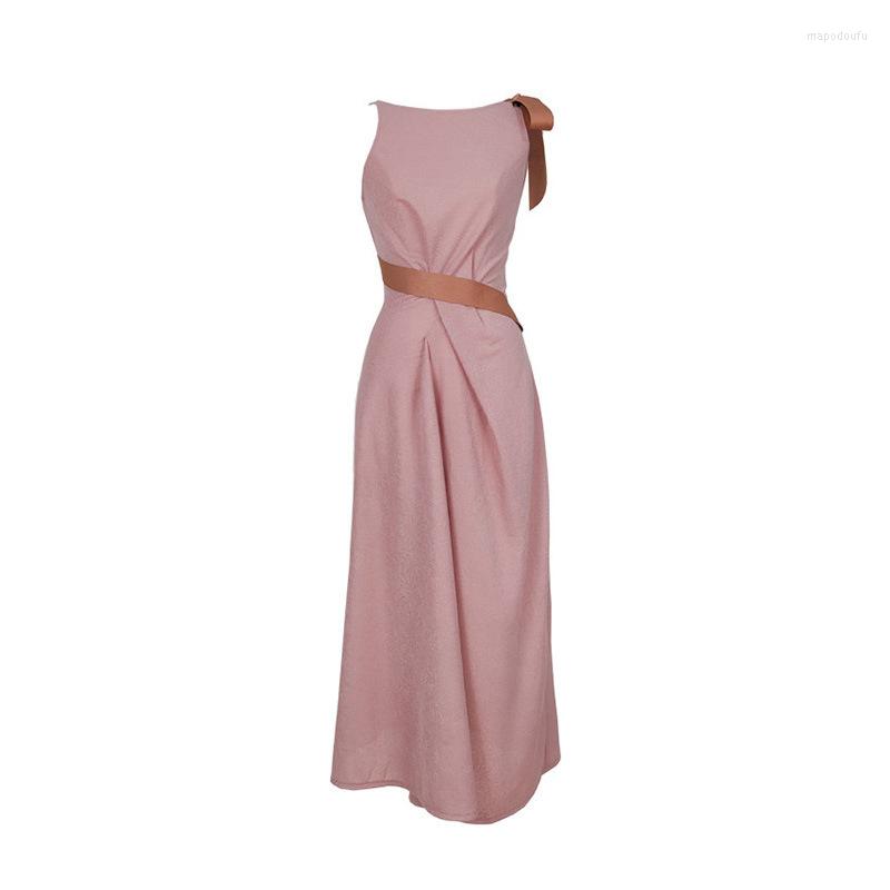 Casual Dresses 2023 Pink Commuter Asymmetric Vertical Cut High Sense Bandage Dress Medium Length, Style 1
Casual Dresses 2023 Pink Commuter Asymmetric Vertical Cut High Sense Bandage Dress Medium Length, Style 1