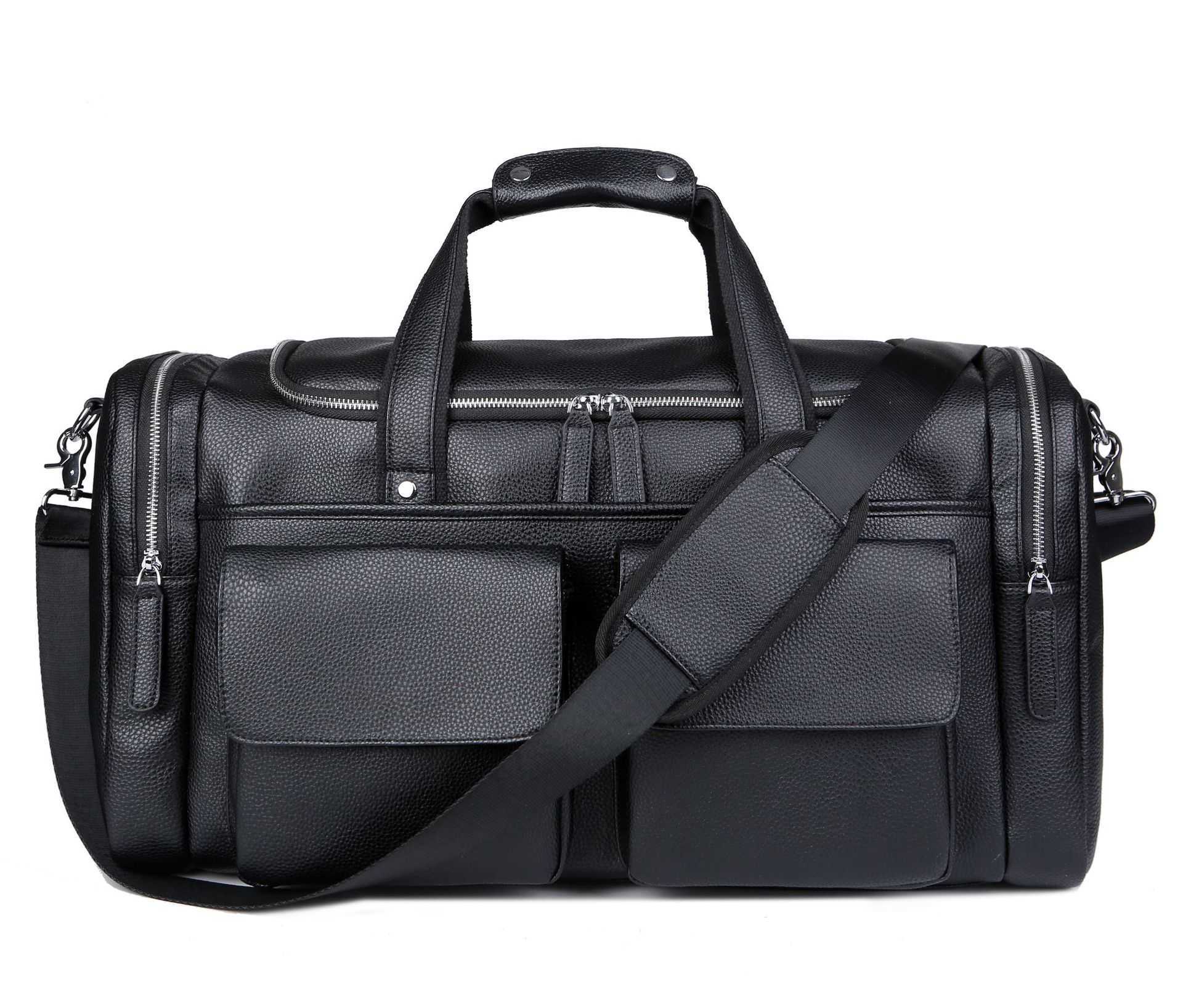 Men's leisure travel bag large capacity lychee pattern Handbag one shoulder diagonal cross cylinder luggage bag leather fitness bag 230420, Black11
Men's leisure travel bag large capacity lychee pattern Handbag one shoulder diagonal cross cylinder luggage bag leather fitness bag 230420, Black11