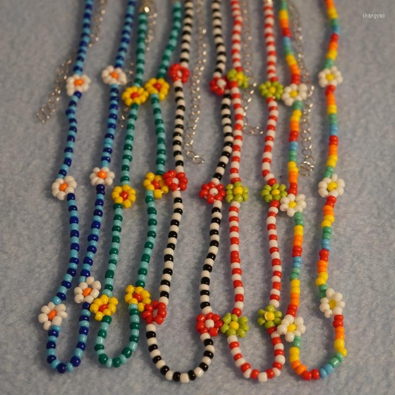 Choker Bohemia Summer Sweet Colorful Little Daisy Necklace Acrylic Flower Boho Beaded Clavicle Necklaces For Women Girls Jewelry
Choker Bohemia Summer Sweet Colorful Little Daisy Necklace Acrylic Flower Boho Beaded Clavicle Necklaces For Women Girls Jewelry