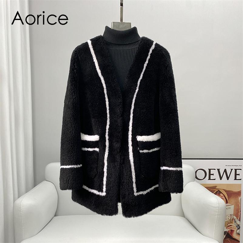 Fur Aorice Women Real Wool Fur Coat Suit Parka New Winter Warm Female Sheep Shearing Jackets Over Size Overcoats CT220, Beige
Fur Aorice Women Real Wool Fur Coat Suit Parka New Winter Warm Female Sheep Shearing Jackets Over Size Overcoats CT220, Beige
