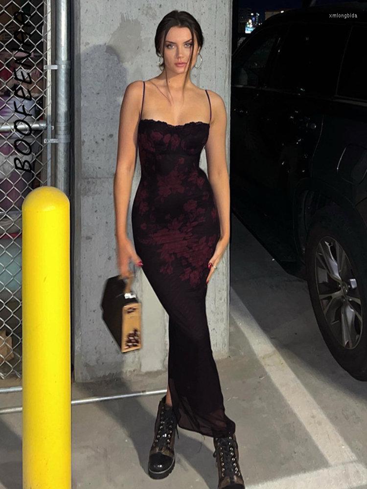 Casual Dresses BOOFEENAA Vintage Floral Print Sexy Summer Dress Club Wear Spaghetti Strap Backless Split Maxi Long Women 2023 C83-CF16, Claret
Casual Dresses BOOFEENAA Vintage Floral Print Sexy Summer Dress Club Wear Spaghetti Strap Backless Split Maxi Long Women 2023 C83-CF16, Claret