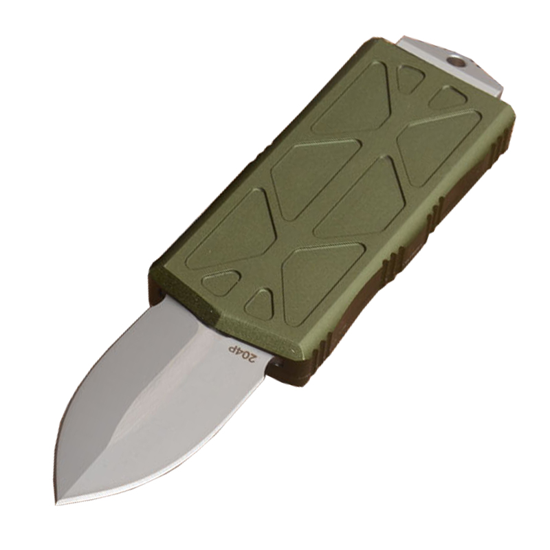 2025 New Mini Small Tactical Knife D2 Double Edge Spear Point Satin Blade CNC 6061-T6 Handle EDC Knives With Retail Box