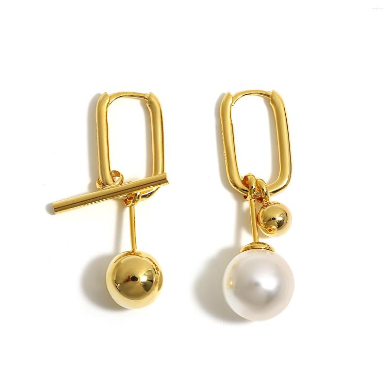 Hoop Earrings AENSOA Asymmetry Irregular Pearl Geometric Drop For Women Gold Color Hollow Oval Metal Ball Hanging
Hoop Earrings AENSOA Asymmetry Irregular Pearl Geometric Drop For Women Gold Color Hollow Oval Metal Ball Hanging