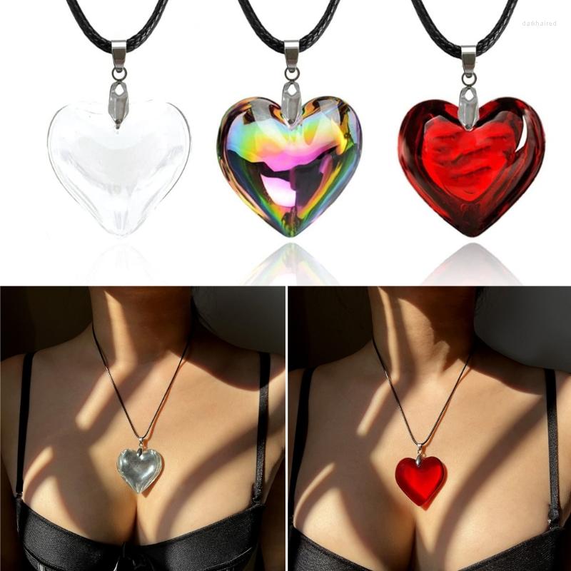 Chains 3Pcs Color Heart Necklaces Female Temperament Niche Wax Line Collarbone Chain Korean Student Adjustable Jewelry
Chains 3Pcs Color Heart Necklaces Female Temperament Niche Wax Line Collarbone Chain Korean Student Adjustable Jewelry